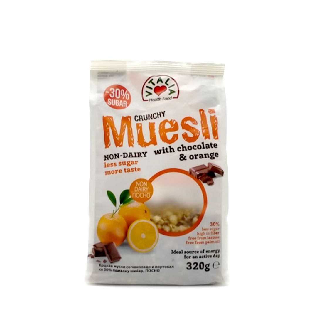 VITALIA MUESLI ORANGE & CHOCOLATE 320G