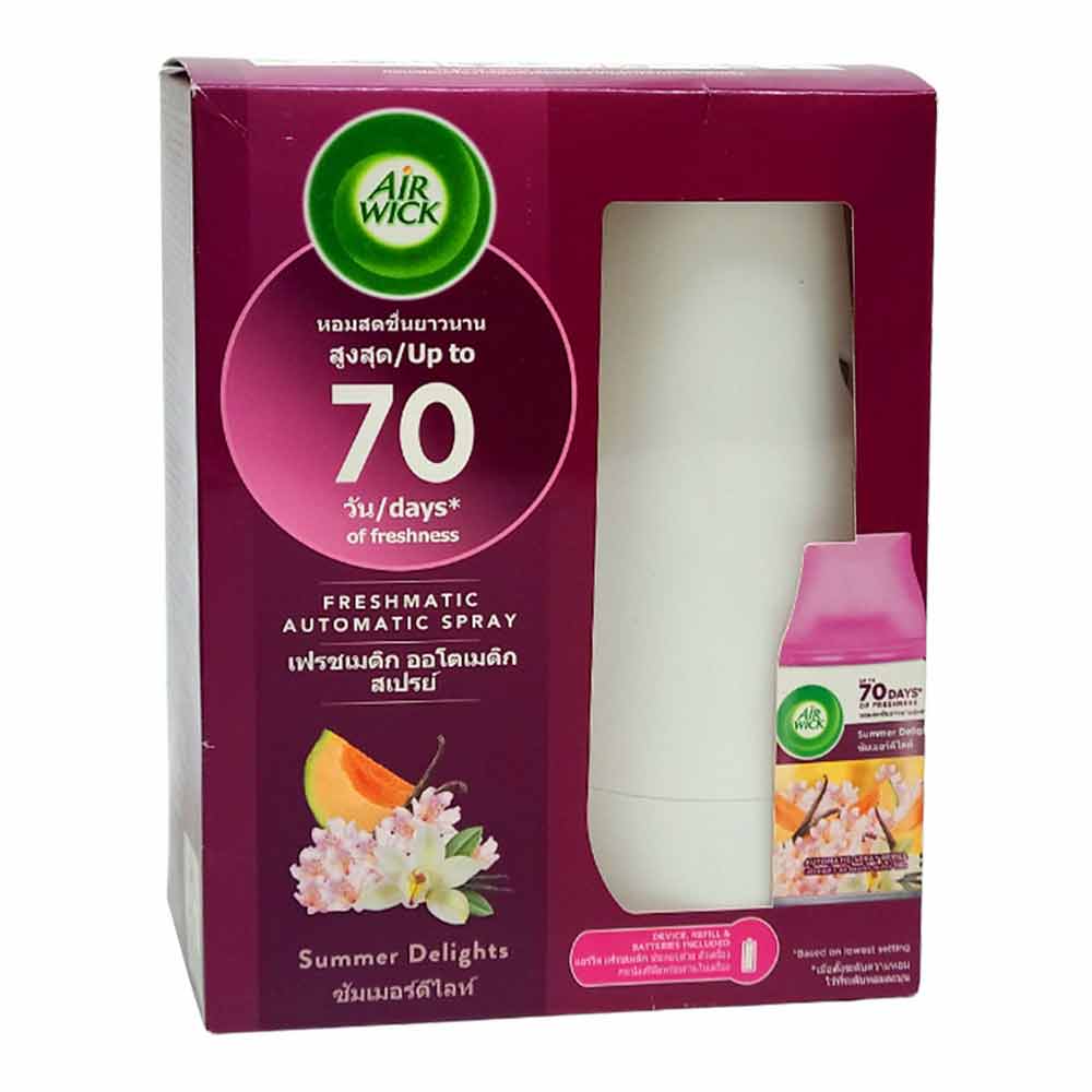 AIR WICK AUTOMATIC SPRAY SUMMER DELIGHT + RFL 250ML
