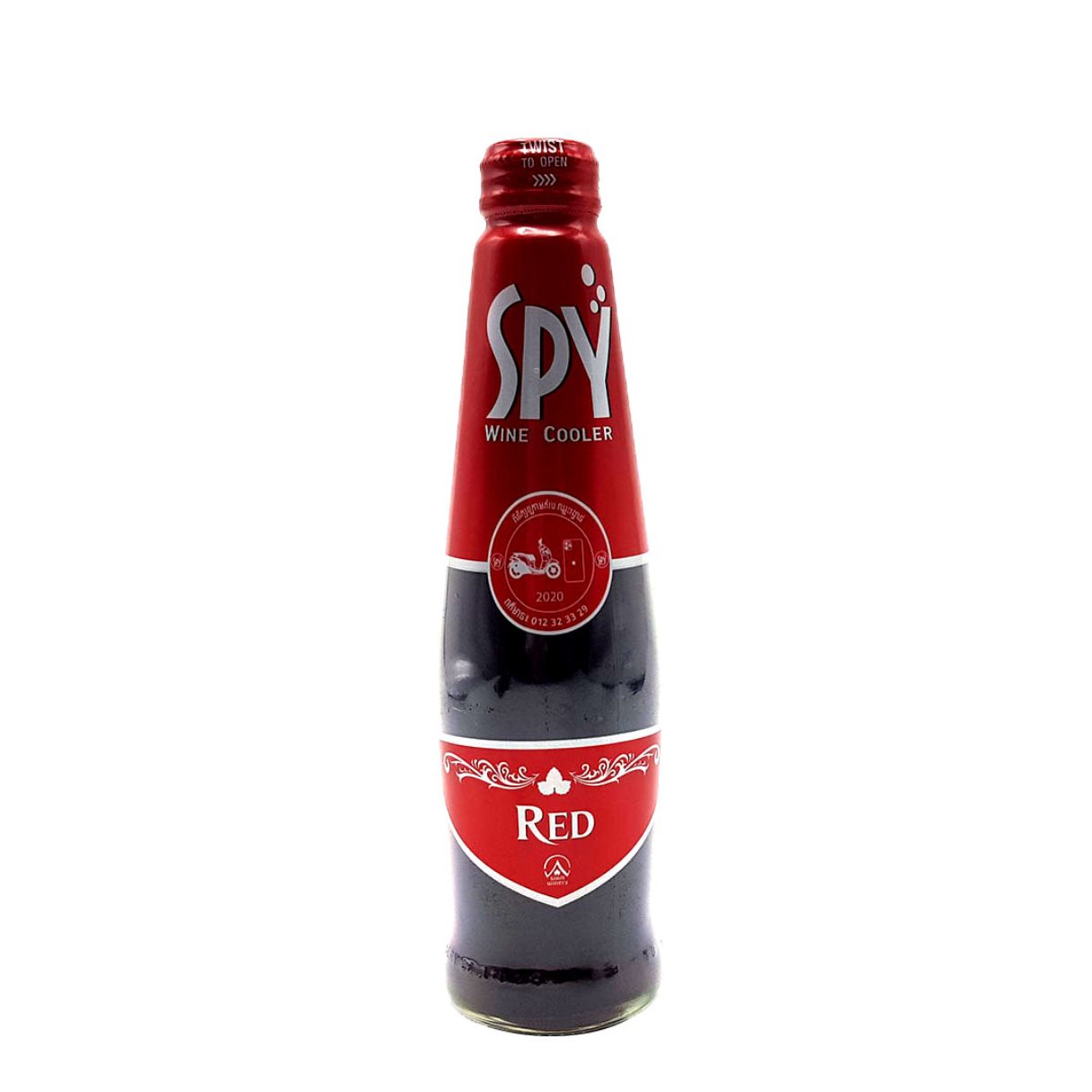 SPY WINE COOLER RED 275ML