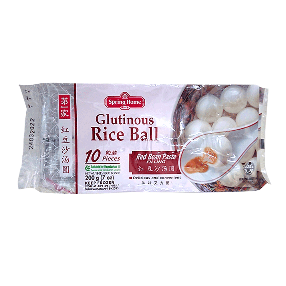 SPRING HOME RED BEAN PASTE RICE BALL 200G spring-home-red-bean-paste-rice-ball-200g