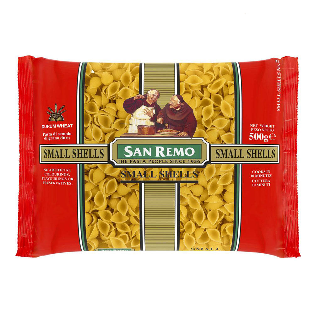San remo small shells short pasta 500g (9310155203432)